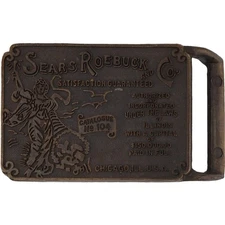 Sears Roebuck Catalog Roebucks 1897 Catalogue 1970s NOS Vintage Belt Buckle