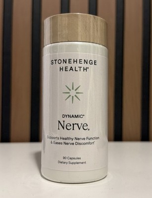 STONEHENGE HEALTH ''Dynamic NERVE'' 90 capsules New Freeshipping