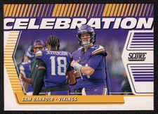 2025 NFL PANINI SCORE CELEBRATION CARD - [MINNESOTA VIKINGS] - C-SDA Sam DARNOLD