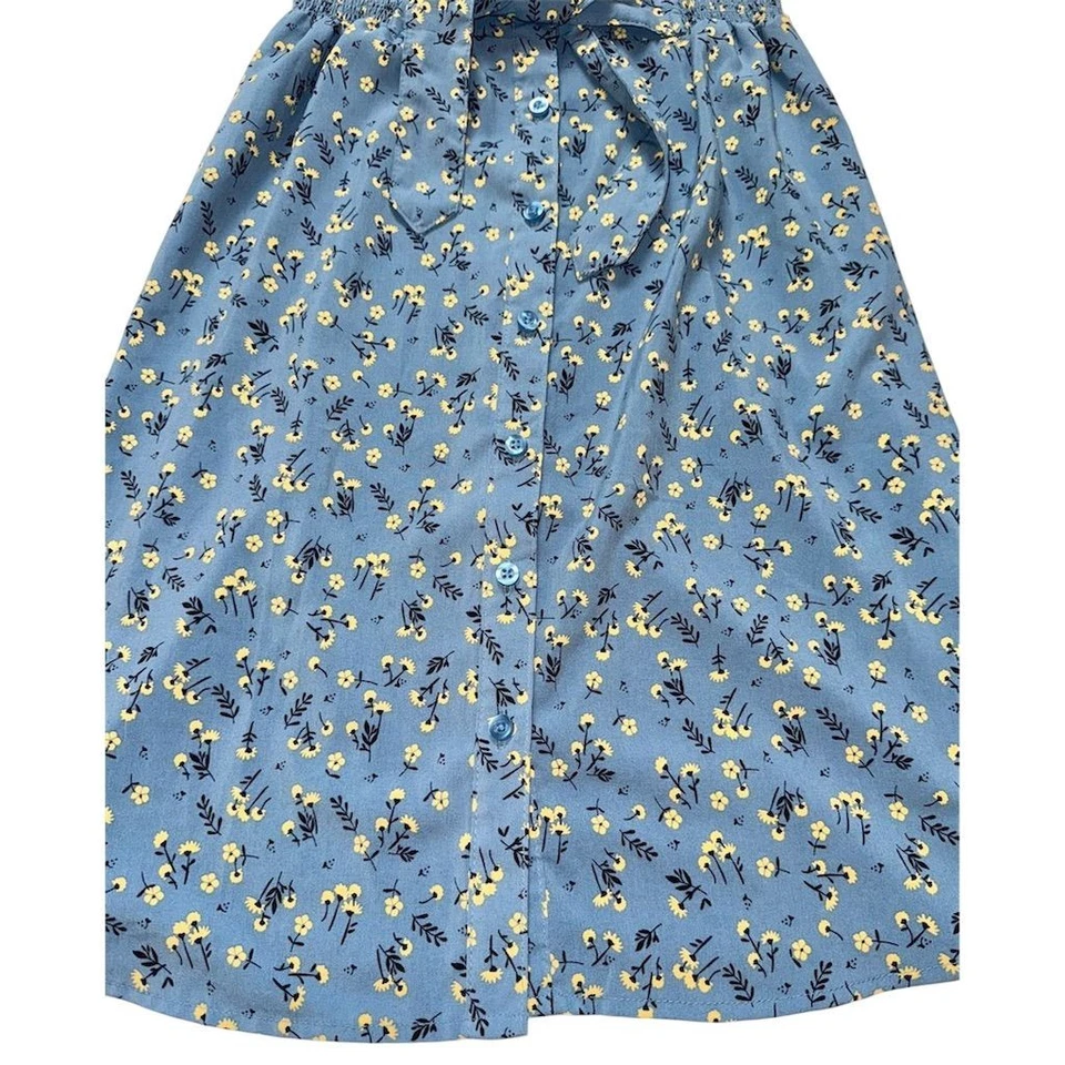 Millennium M синий цветочный бак рубашка на пуговицах платье calico женская прерия - Изображение 4 из 4