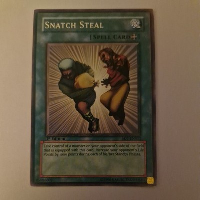 1x SNATCH STEAL 1st Edition SD2-EN013 COMMON CARD NM Yu-Gi-Oh! TCG