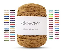 Polyester Soft Macrame Cord 2.5-3mm 191 Yards Braided Rope DIY Craft Bag Plant