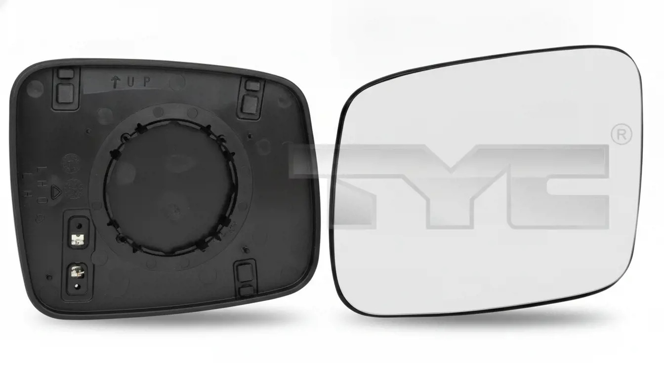 Left TYC 337-0088-1 Mirror Glass, outside mirror for VW - Image 3