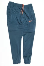 Nike Therma Hybrid Training Joggers Mens Medium Blue Fleece Slim Fit Running