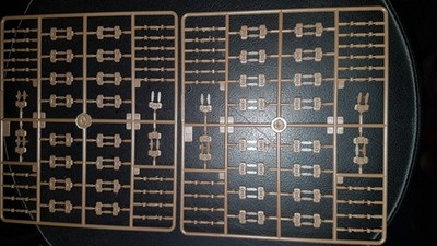Vickers Medium Tank - Einzelkettenglieder - Hobby Boss - Modelbaureste