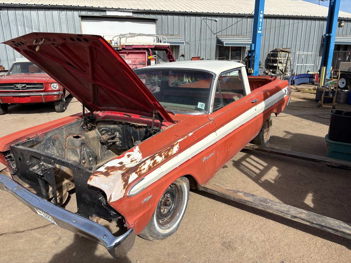 1964 1965 FORD FALCON RANCHERO PARTS CAR LH QUARTER PANEL LOUVER
