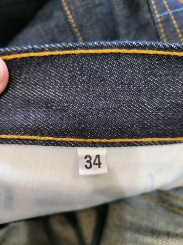 Gustin Jeans Herren 34x37 Raw Straight #BF Selvedge Denim Button Fly - Bild 7 von 11