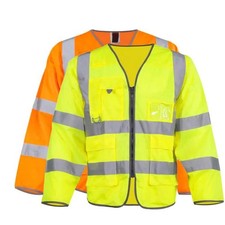 Warrior Hi Vis Executive Mesh Waistcoat - Long Sleeve