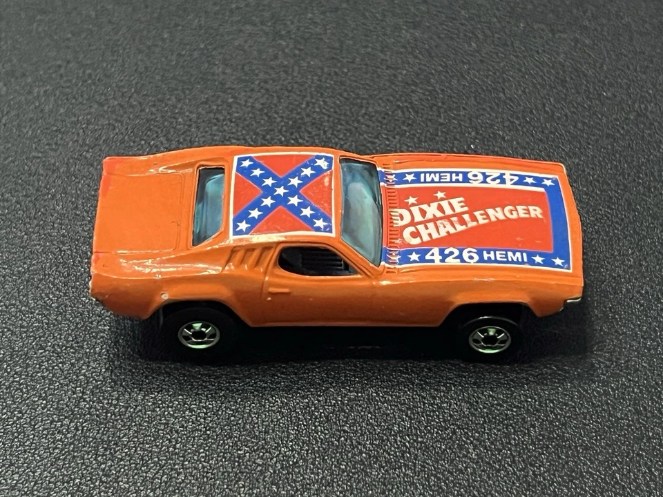 Dodge Orange 426 Hemi Hot Wheels Dixie Challenger sin bandera en el techo de colección Foto 4 de 4