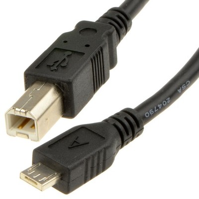 USB Micro A auf USB Standard B Kabel 2 m Kabel