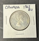 1963 Canada 50 Cent Silver Coin BU