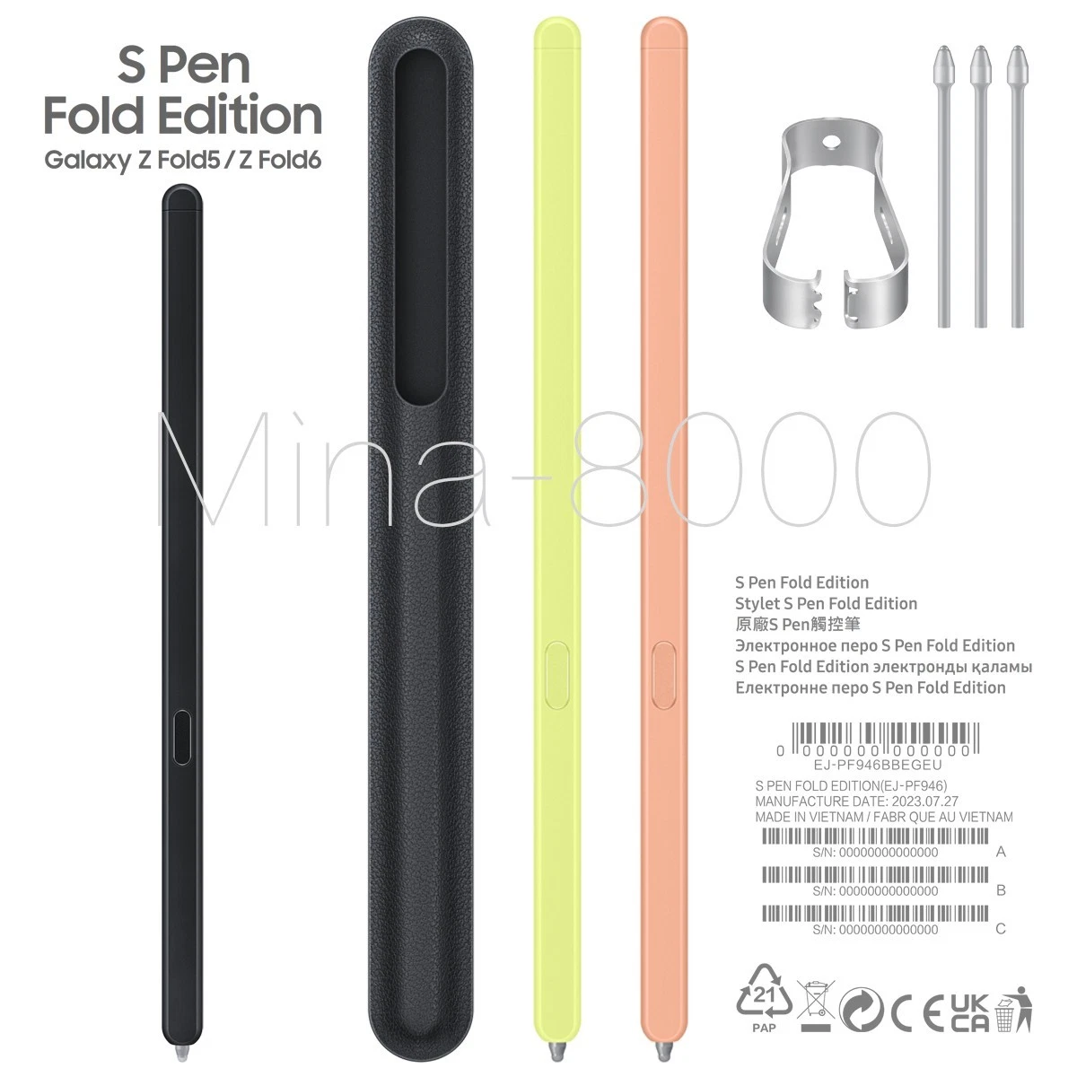 Genuine S Pen Fold Edition Stylus EJ-PF946 for Samsung Galaxy Z 
