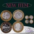 Asst  999 Fine Silver Center Casino Token Chips $10 Token Lot (4) Queen & Osheas
