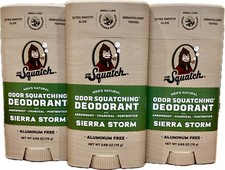 (3 PACK) Dr. Squatch Mens Deodorant -Sierra S...