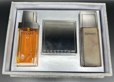 RARE VINTAGE TIFFANY CO EAU DE PARFUM ATOMIZER 1.7 OZ GIFT SET RAW SILK BOX