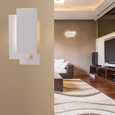 Applique led rettangolo lumetto comodino abat jour 12watt luce 6500k 3000k 4000k