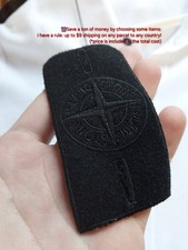 stone island ghost piece black badge patch