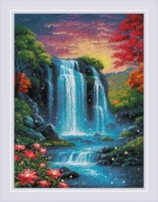 Magical Waterfall  R2274 Counted Cross Stitch Kit