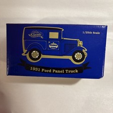 Vintage Die Cast Coin Bank. 1931 Ford Panel Truck. Cooper Lifeliner. MIMB