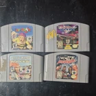 Nintendo 64 Game Lot: Paperboy, NFL Blitz 2000, Star Wars Racer, WCW/nWo Revenge