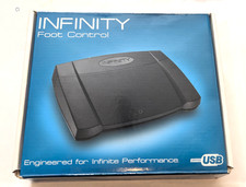 Infinity Foot Control IN-USB-2 Transcription Pedal -Hands-Free Digital Dictation