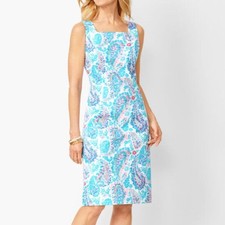 Talbots Fresco Paisley Sheath Dress