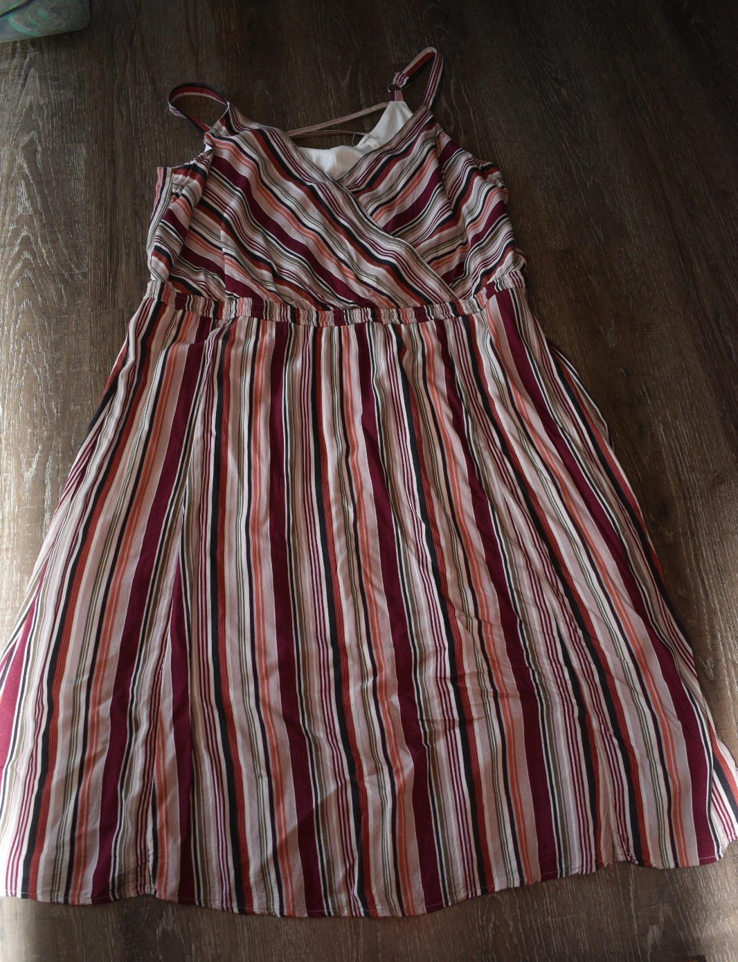 Plus Size multi-colored striped summer dress from… - image 1