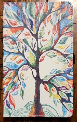 Amazon Fire 7 Tablet Folio Case Lucky Tree Design 7'' Screen Compatible 