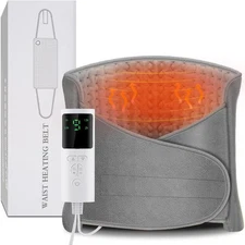 Electric Heating Pad for Back Pain Relief Period Cramps Neck Shoulders with Belt