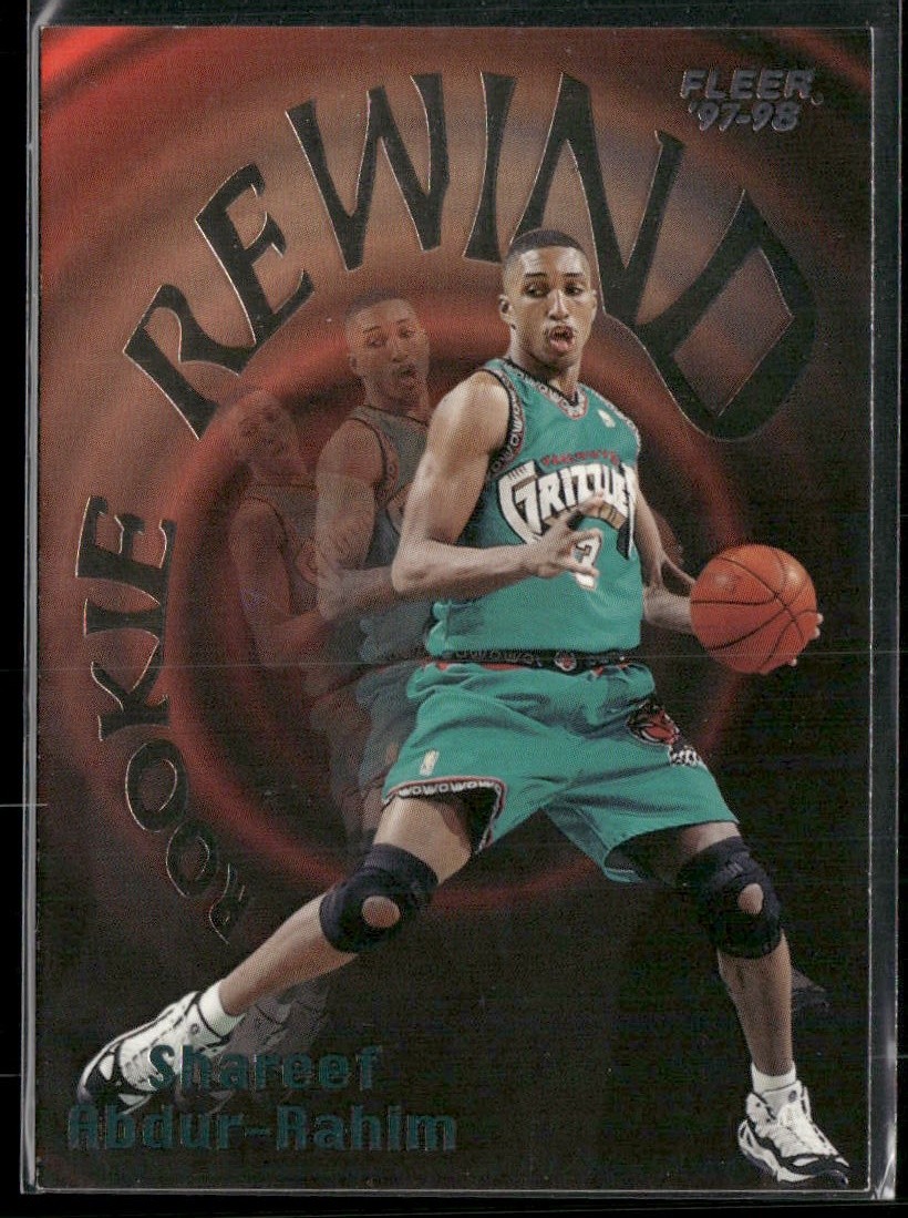 1997-98 Fleer Shareef Abdur-Rahim #1 Rookie Rewind Vancouver Grizzlies