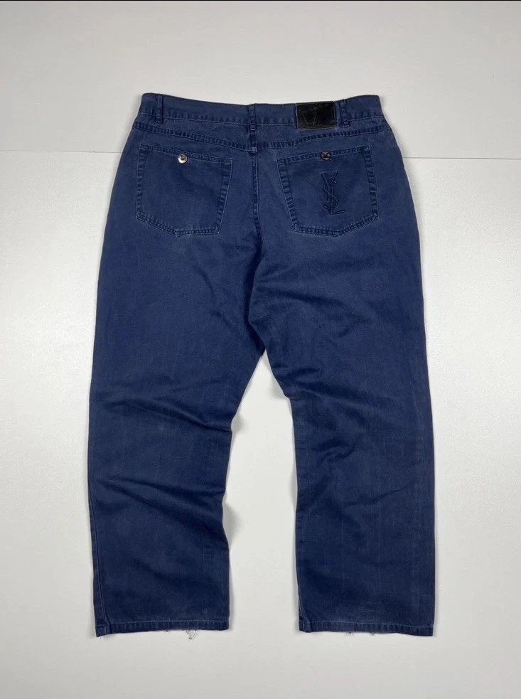 Saint Laurent Blue Pants for Men for sale | eBay