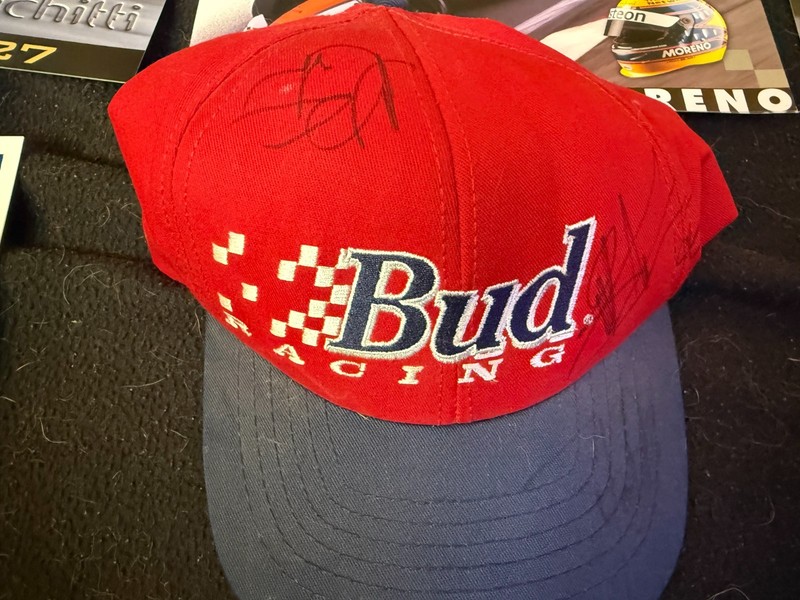 Indy Car --- Mixed Lot (Autographed Hat/Hero Cards)