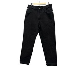 Calvin Klein Jeans Men Sz 34x32 Black 5 Pocket Easy Fit Zip Fly Straight Vintage