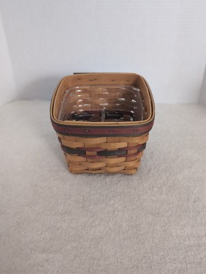 Longaberger Basket 1998 Father's Day Finders Keepers w/ Protector
