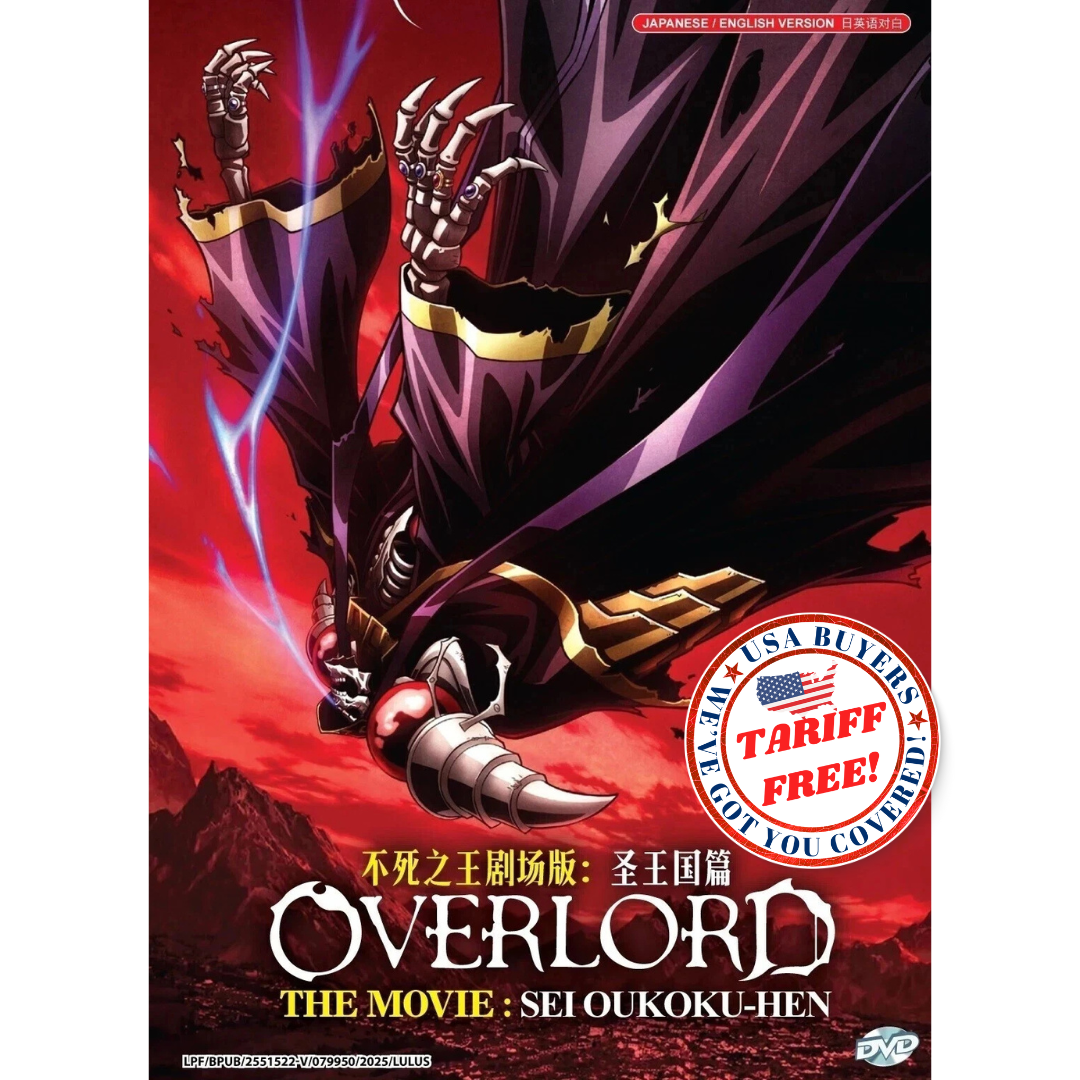 Overlord Movie 3: The Sacred Kingdom Anime DVD [English Dub] | eBay
