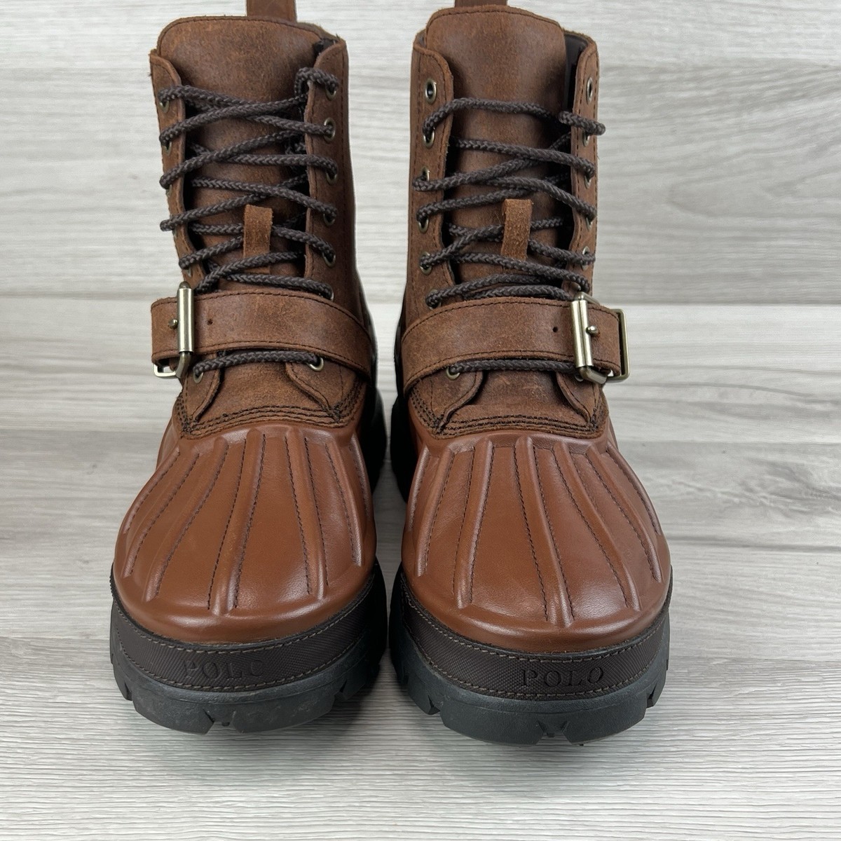 Polo Ralph Lauren Men\'s Oslo Low Suede Waterproof Leather Boots Size 9 D New Polo Ralph Lauren Men main image 2
