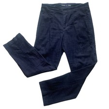 Old Navy Women  s High Rise Polished Pixie Navy Pants Skinny Zip Pockets SZ 10