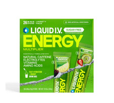 Liquid I.V. Energy Multiplier Sugar-Free Electrolyte Powder Variety Pack, 26pk