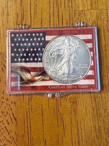 2011 American Silver Eagle .999 FINE SILVER DOLLAR COIN 1oz. $1 USA