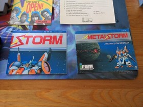 Metal Storm NES CIB Complete w/ Poster!  Authentic H-Seam Shrink!  Beautiful!