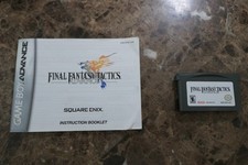 Final Fantasy Tactics Advance Nintendo Game Boy Advance GBA Game + Manual