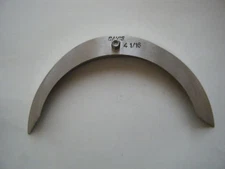 DAVIS  large radius gage set 16 sizes-4 1/16" to 5"