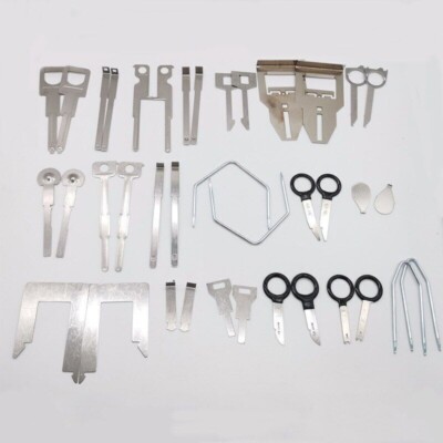 Lntyq 20 Pièces Outils De Démontage D'autoradio Universel Kit Démontage