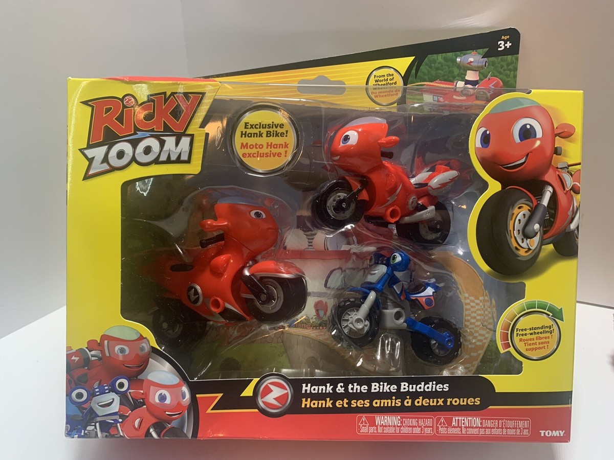 New Ricky Zoom Hank, Maxwell & The Bike Buddies Motorcycle Toys