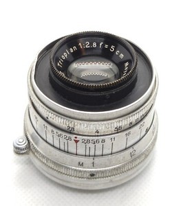 Rarest vintage lens Meyer Trioplan 5cm (50mm) f2.8 Leica M39, RF coupling