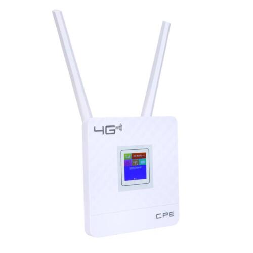 4G Wireless CPE Router LCD Display LTE WCDMA GSM SIM Card Support - Picture 1 of 14