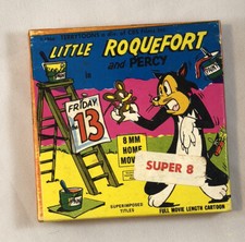 Little Roquefort Percy Friday the 13th Super 8 mm Movie Terry Toons 1965 C8