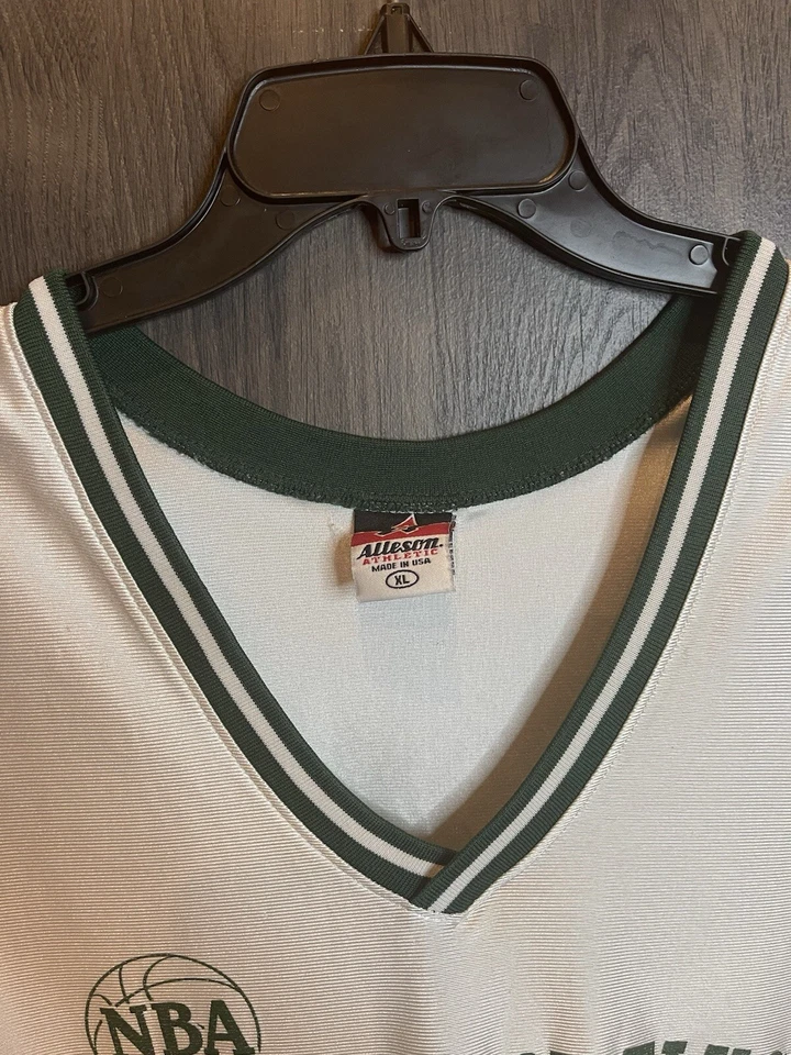 Camiseta de Colección Naugatuck Elks YMCA Liga de Baloncesto #21 Adulto XL Blanca Hecha en EE. UU. Foto 3 de 4