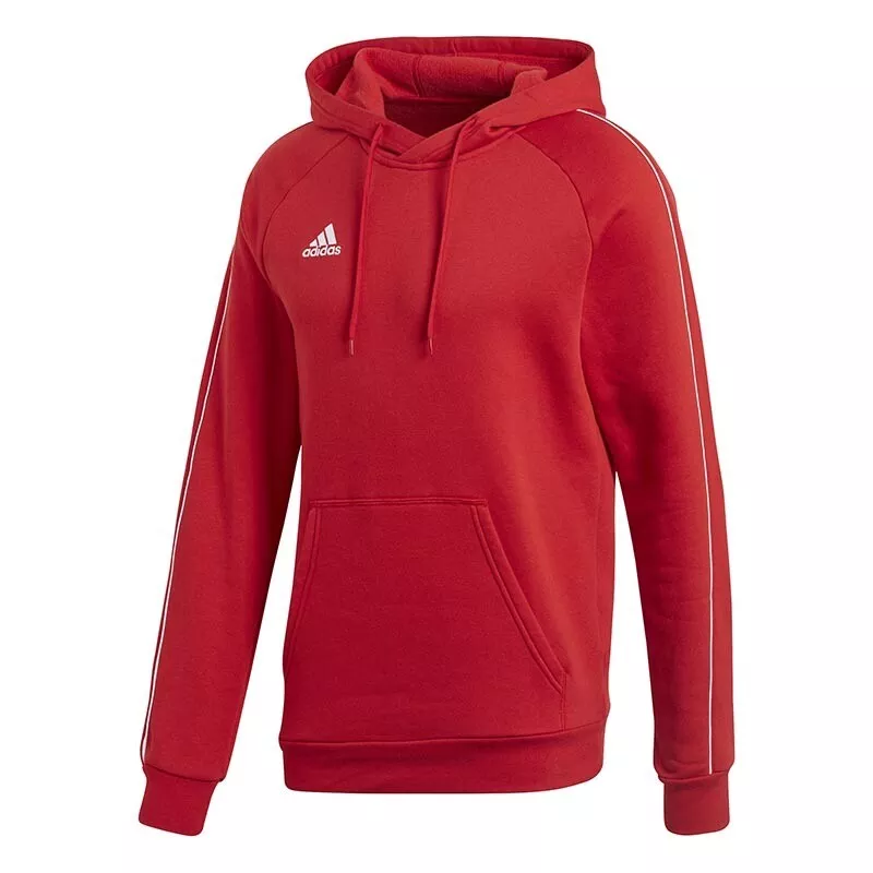 semilla golpear letal adidas Soccer Hoodie Mens Small Core Training Long Sleeve Fleece Sweatshirt  Red | eBay