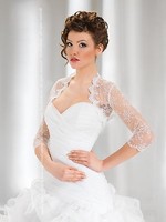Wedding Top Lace Bolero/shrug/jacket Three Quarter Sleeve S M L Xl Xxl Wedding Top Lace Bolero/shrug/jacket Three Quarter Sleeve S M L Xl Xxl